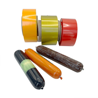 Custom Printed PVDC Plastic Sausage Casing Film For Sausage Packaging