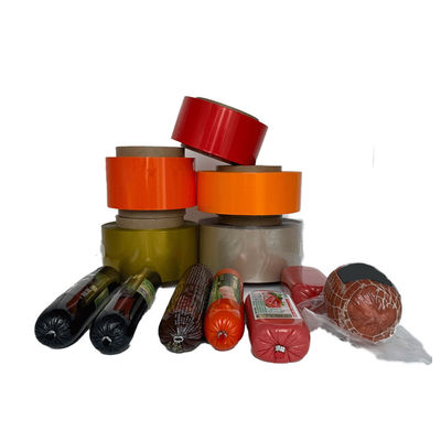Custom Printed PVDC Plastic Sausage Casing Film For Sausage Packaging
