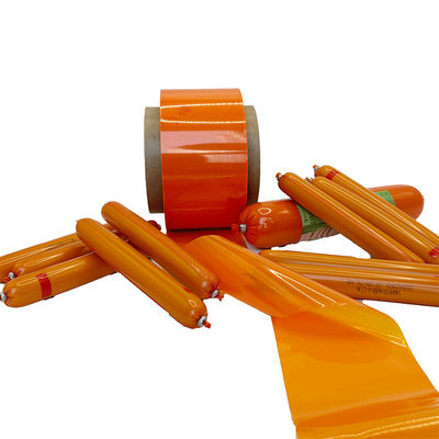 Custom Printed PVDC Plastic Sausage Casing Cooked Easy Peeling Pvdc Film