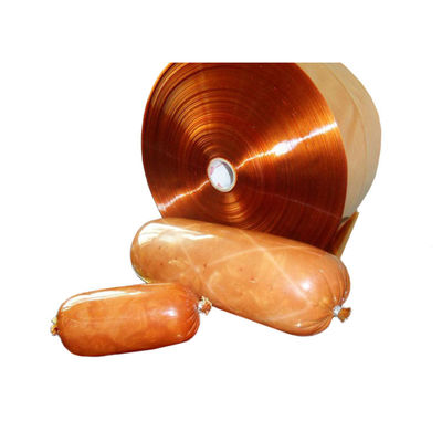 PVDC Printed Plastic Sausage Casing Easy Peeling Shrink Film Soft