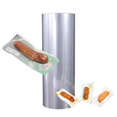 Printable Logo Laminated PVDC Thermoforming Film Medium Barrier Multilayer PA PE Food Packaging Material