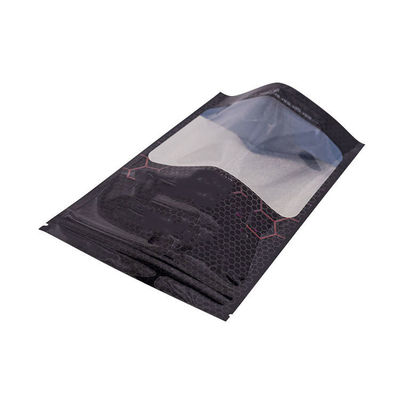 PVDC Coated PET Multi Layer Plastic Stand up Zip Lock Pouch Custom Thickness 100-130 Micron