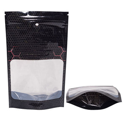 PVDC Coated PET Multi Layer Plastic Stand up Zip Lock Pouch Custom Thickness 100-130 Micron