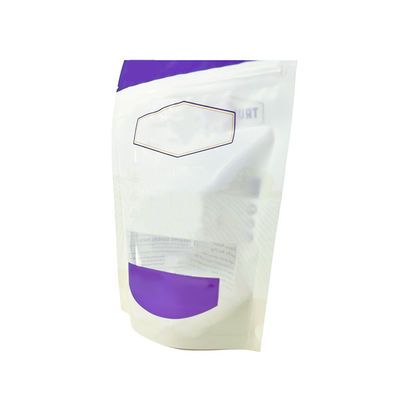 Matte Glossy Finish Stand Up Zipper Pouch PVDC Polyester Laminated For Pet Treat