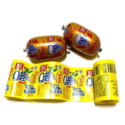 Food Packing Film Printed Synthetic Sausage Casings PVDC Tubular Sausage Casing