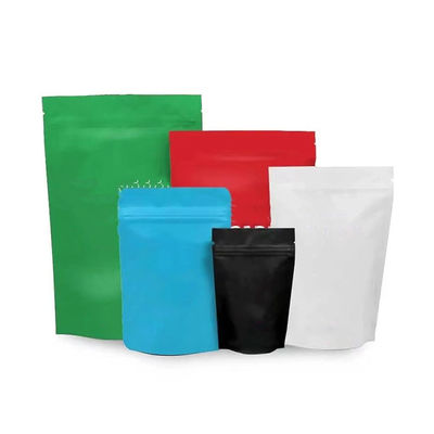 Ziplock Smell Proof Stand Up Pouch Custom Printed Bags For Food Packaging