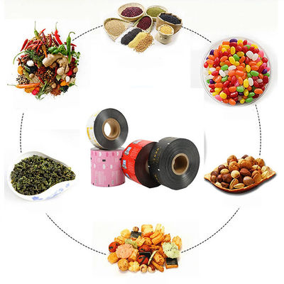 Snack Nut Printing Custom Food Packaging Bags Flat Bottom Al/EVOH/PVDC Layer
