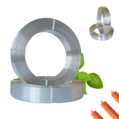 Silver Sausages Casing Sealed Packing Sausage Clips Wire Roll