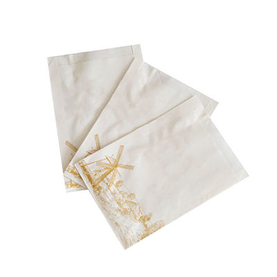 Print Disposable Grease Proof Coated Craft Paper Bag for Fast Food Takeaway Food Packaging