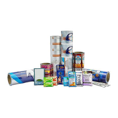 Printed Packaging PVDC Laminated Bags Roll With Zipper For Food