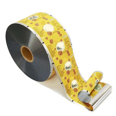 Printed Packaging PVDC Laminated Bags Roll With Zipper For Food