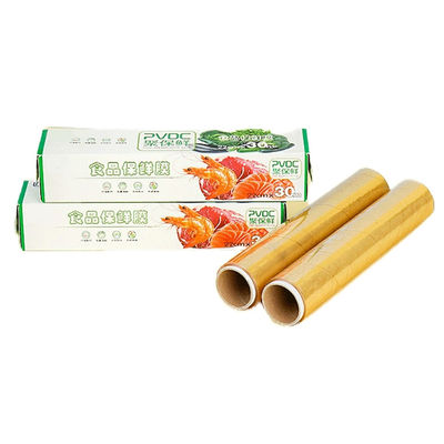 Eco Friendly No Toxic PVDC Fresh Keeping Food Cling Film Wrap For Microwave