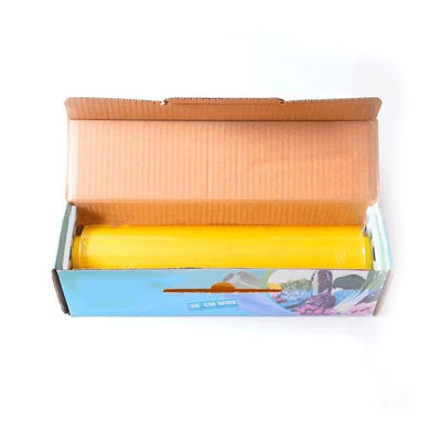 Fresh Food Wrap Transparent PVDC Cling Film Wrap Slide Cutter Stretch Film