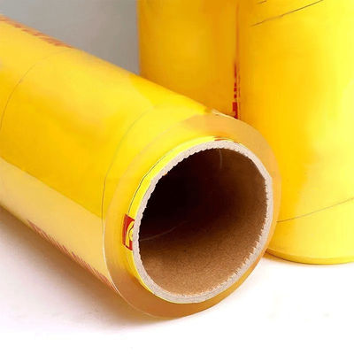 Household Food Cling Wrap Plastic Film PVC / PVDC / PE / LDPE Cling Film With Slide Cutter