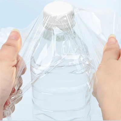 Fresh Safe Transparent PVDC Food Wrap Cling Film Roll For Vegetable  Customized
