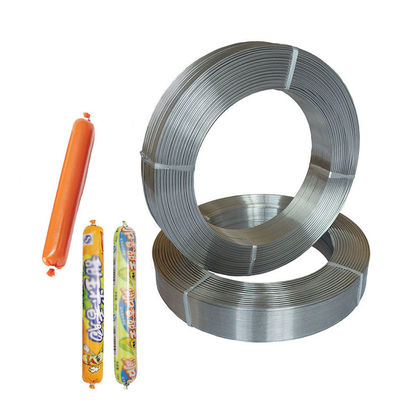 5.5kg/Roll Highest Level Food Grade Aluminium Wire Roll Clips For Sausages Casing