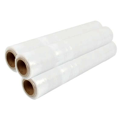 PVDC PVC PE Packing Plastic Wrap Roll Transparent PE Protective  Food Cling Film With Sliding Cutter