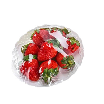 PVDC PVC PE Packing Plastic Wrap Roll Transparent PE Protective  Food Cling Film With Sliding Cutter