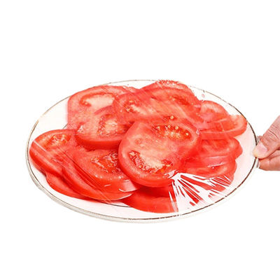 PVDC PVC PE Packing Plastic Wrap Roll Transparent PE Protective  Food Cling Film With Sliding Cutter