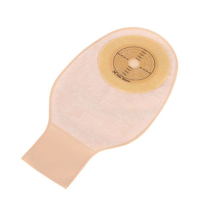 Ostomy Bag Open Pouch Clamp Closure Drainable 15-60mm Beige