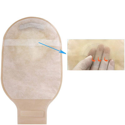 One / Two Pieces 15-80mm Disposable Colostomy Bag Without / With Activated Carbon