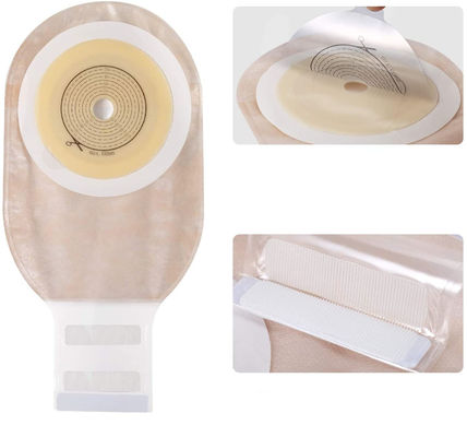 One / Two Pieces 15-80mm Disposable Colostomy Bag Without / With Activated Carbon