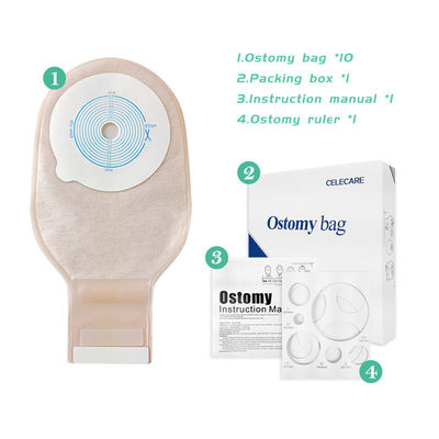 High Barrier Soft PVDC  1 Piece Colostomy Bag Ostomy Disposal Colostomy Bag Open