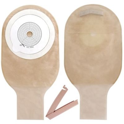 Reusable Cover One Piece Opaque Ostomy Colostomy Bag Non Woven And Hydrocolloid