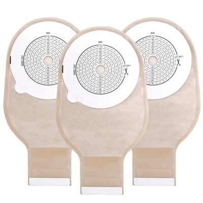 Reusable Cover One Piece Opaque Ostomy Colostomy Bag Non Woven And Hydrocolloid