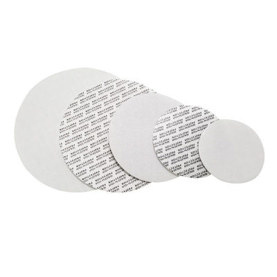 Adhesive Pressure Sensitive Cap Liners / PVDC Seal Liner Gasket Custom Shape