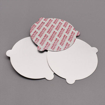 Die Cut Piece Induction Sealing Liner For Glass Bottles Aluminum Foil Lid