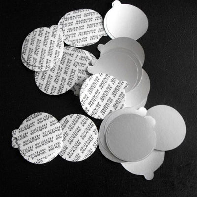 Die Cut Piece Induction Sealing Liner For Glass Bottles Aluminum Foil Lid