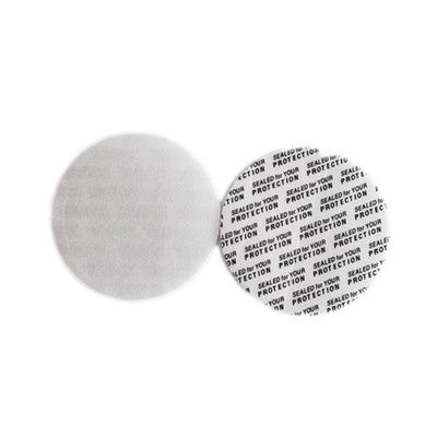Non Spill Pressure Sensitive Seal For Bottles Foam Pressure Seal Liner High Barrier Soft Saranex