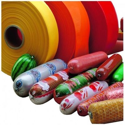 Roll Flat PVDC Plastic Sausage Casing Film Width 140mm 180mm