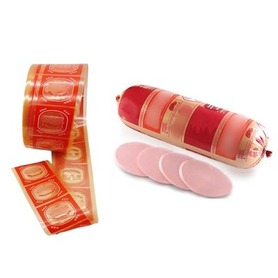 Customized Logo Printing High Barrier PVDC Plastic Sausage Casing Film