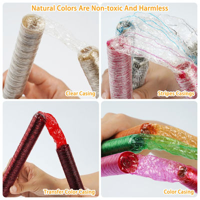 Colored Cellulose plastic sausage casing Pvdc For Sausage