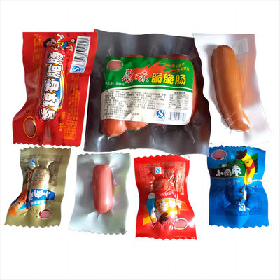 Sausage Packaging High Barrier PVDC Printed Packaging Films Sausage Casing PVDC Film For Sausage Packaging