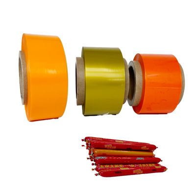 Customized Logo PVDC Base Plastic Sausage Casing Film High Transparency