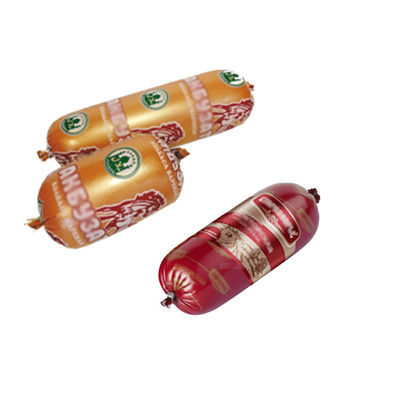 Custom Size PVDC Plastic Sausage Casing Film For Food Packaging Process Wound Roll Packed Industrial Food