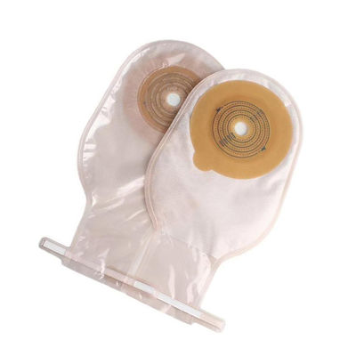Convatec Colostomy Bag High Barrier Soft PVDC Co Extrusion Film Ostomy Bag With Plastic Hook