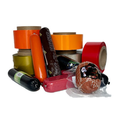 Plastic Film PVDC Shrink Bag For Collagen Casing Sausage Moisture Proof Packaging