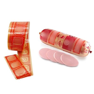 Moisture Proof PVDC Plastic Sausage Casing Film For Sausage Packaging Wound Roll Packed Useage Sausage