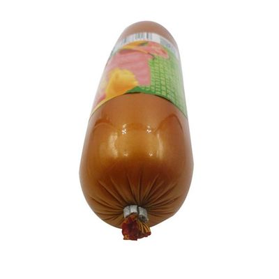 Custom Size Accepted Calibre 10-50mm PVDC Plastic Sausage Casing Film Collagen Casing For Sausage